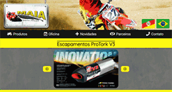 Desktop Screenshot of maiamotos.com.br